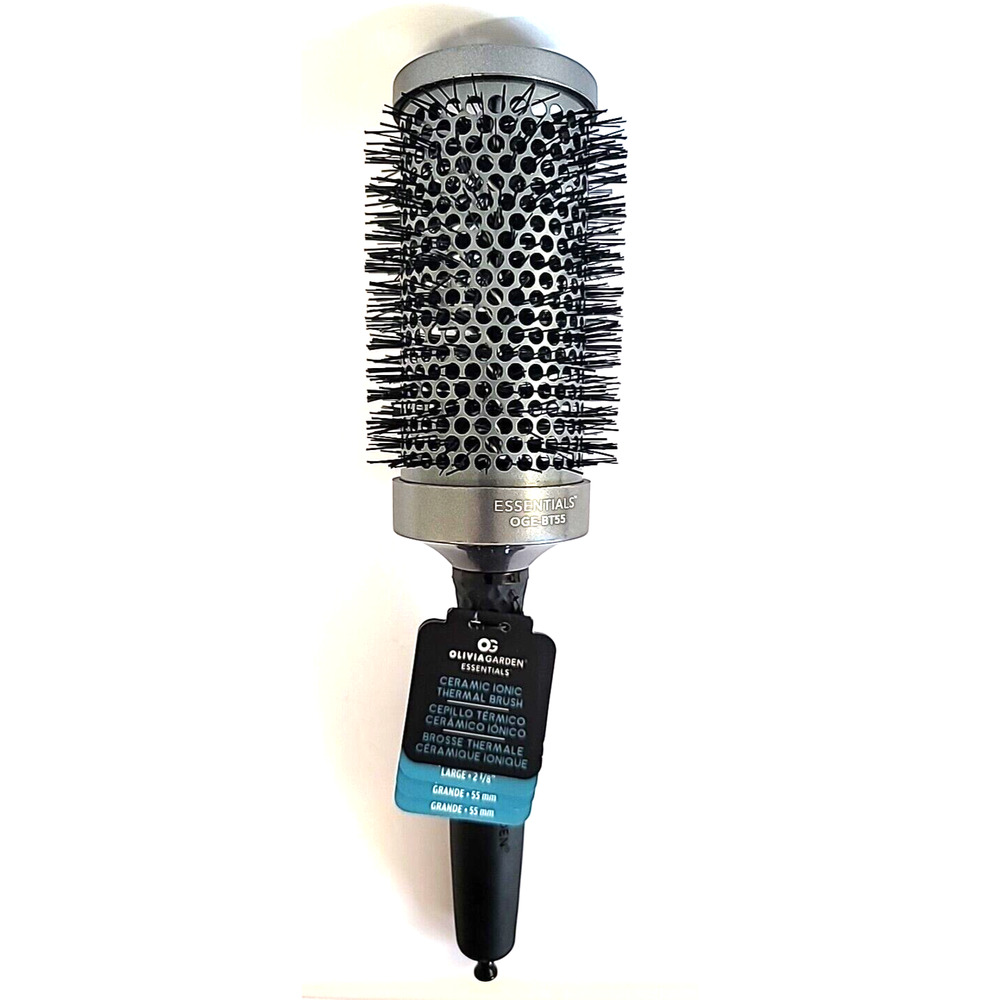 Olivia Garden‎ Essentials Ceramic Ionic Thermal Round Brush 2- 1/8" Diameter